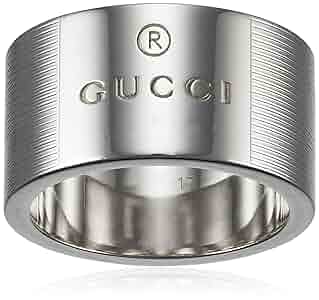 Gucci リング シルバー Amazon.co.jp: [グッチ] Gucci シルバー リング ロゴ GUS-163197